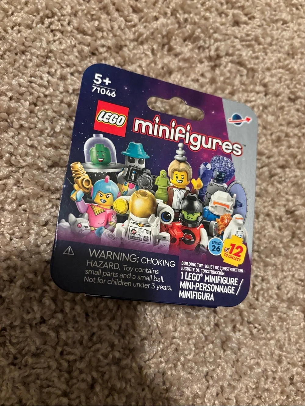 Lego Minifigures Series 26 Pack — Blue, Purple, Gold, Pink